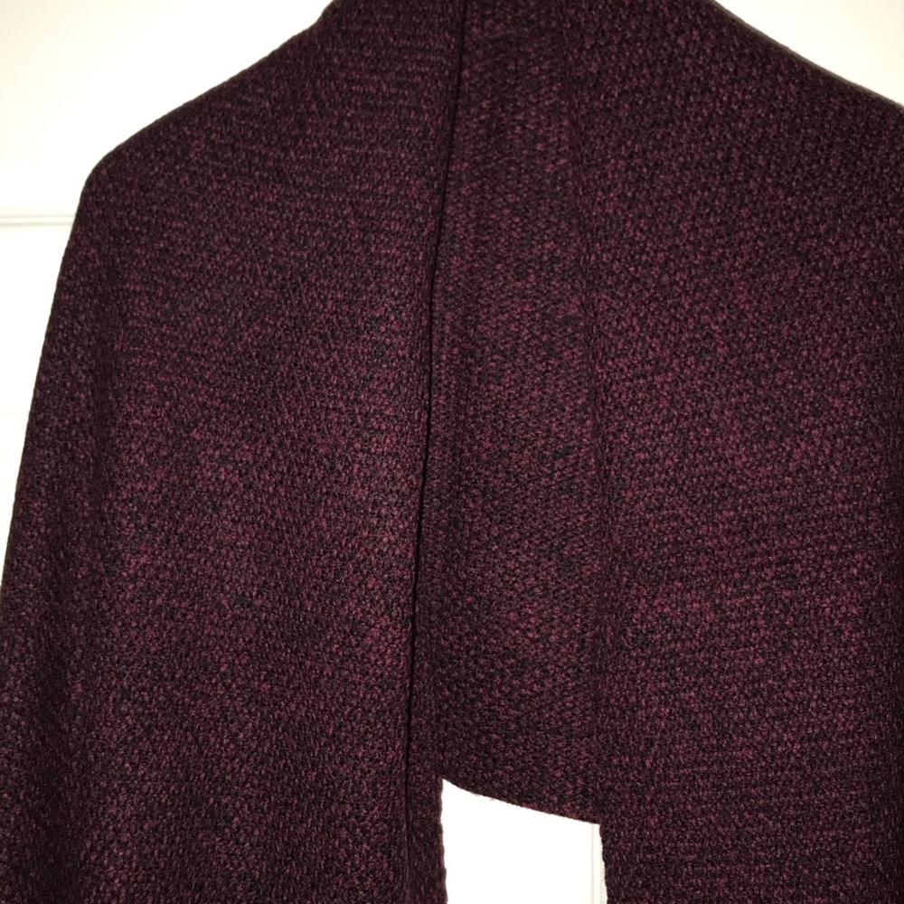 BARNEYS NEW YORK SCARF WRAP TEXTURED WEAVE